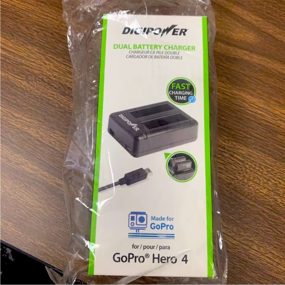 Digipower Dual Battery Charger for GoPro Hero 4